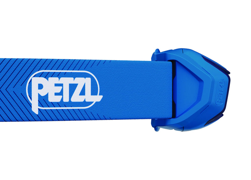 PETZL ACTIK Headlamp - Powerful 450 Lumen Light with Red Lighting, for Hiking, Climbing, Running, and Camping - Blue - BeesActive Australia