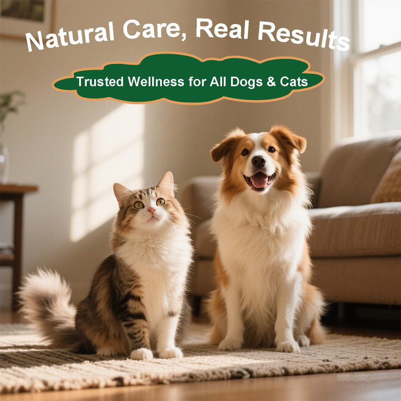 Yeast Infection Treatment for Dogs & Cats, Natural Support for Itchy Skin & Ear Infections, Relieves Itching, Irritation and Reduces Ear & Paw Inflammation