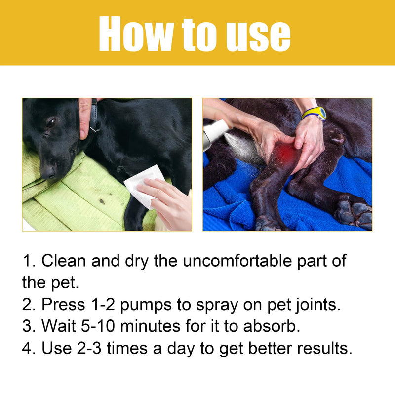Wound Spray for Dogs, Joint & Bone Therapy Spray, Hot Spot Spray for Dogs,Cats,Horses - BeesActive Australia