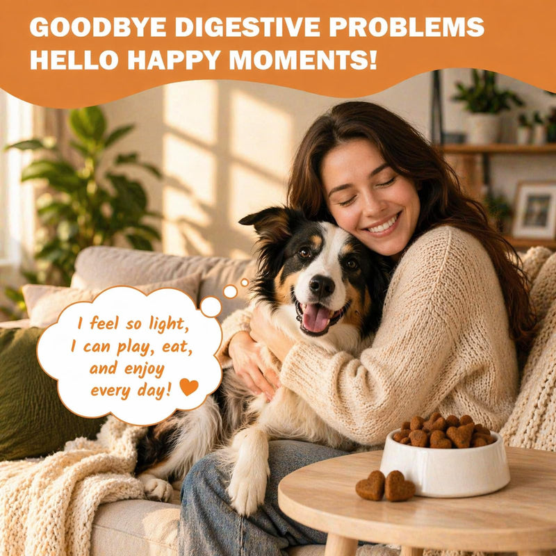 Pancreatic Enzymes for Dogs – 10X Pancreatin Digestive Enzyme Chews for EPI Support, Supports Digestive Stress, Pancreatic Issues & Healthy Weight Management – 150 Chews