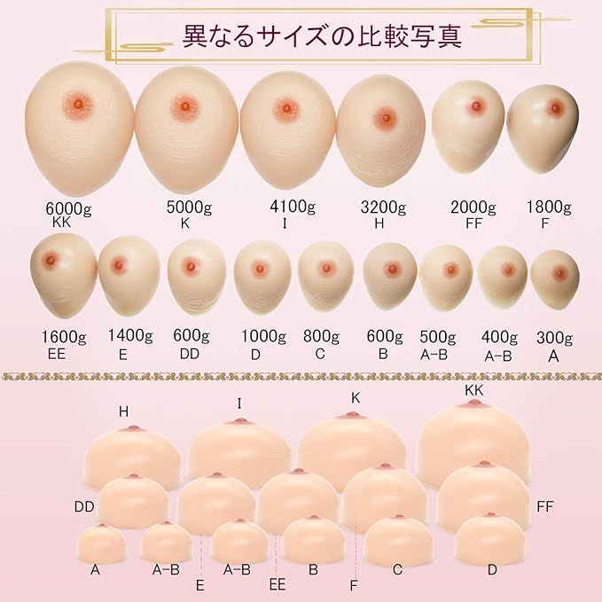U-ELife Silicone Bust Natural Integrity Adhesive Paste Artificial Breasts Left and Right 2 Pieces Fake Breasts for Role Play Mastectomy Fake Girl - BeesActive Australia