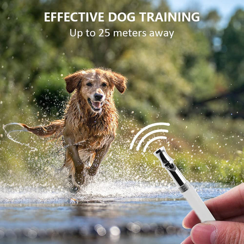 2 Pack Dog Whistle, Dog Whistle to Stop Barking Neighbors Dog, Adjustable Ultrasonic Silent Dog Whistle, Professional Recall Dog Training Whistles with Lanyard - BeesActive Australia