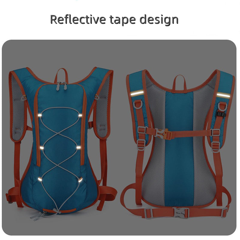 Multifunctional Lightweight Cycling Backpack, 2L Hydration Backpack, Hiking and Mountaineering Bag