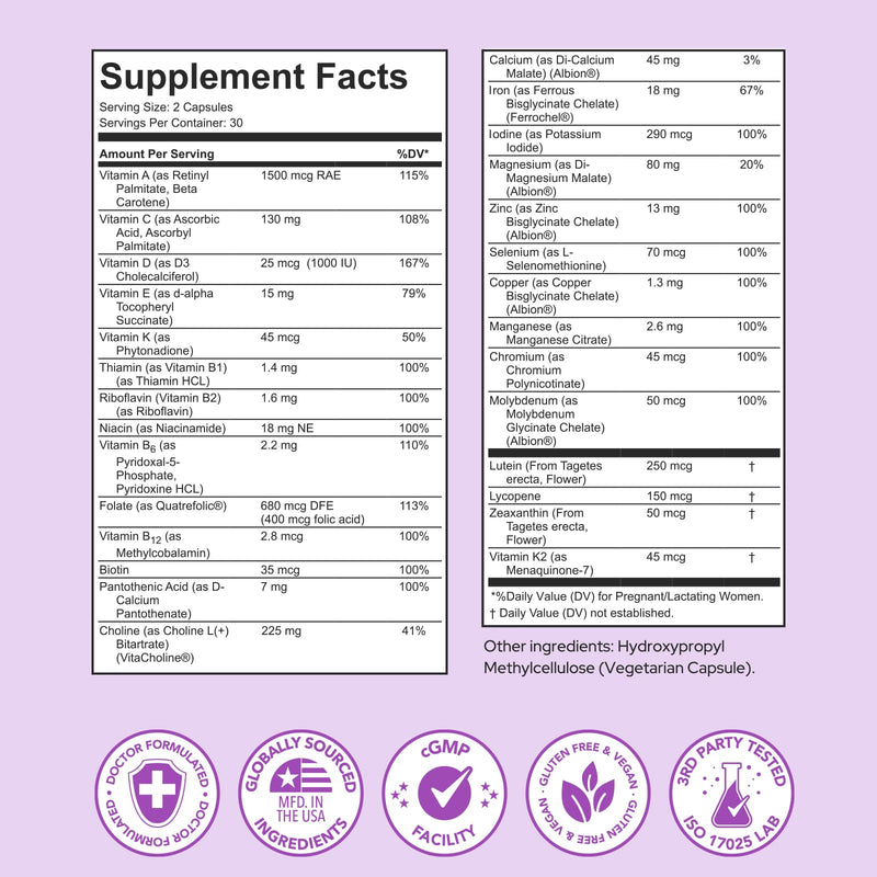 Premom Prenatal Vitamins for Women Capsules & Prenatal DHA Mini Softgels Bundle, Womens Prenatal Multivitamin & Mineral Supplement, Triglyceride Omega 3 Fish Oil, Fertility & Baby Brain Support*