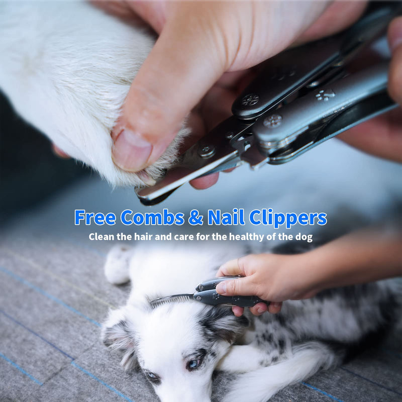 Quite Dog Nail Trimmers for Sensitive Dog, 【Smoothest Sharp】 Heavy Duty Dog Nail Clippers for Large Dog Medium Small Dogs, Dog Toenail Clippers, Professional Dog Nail Clipper for All Dogs Thick Nail - BeesActive Australia