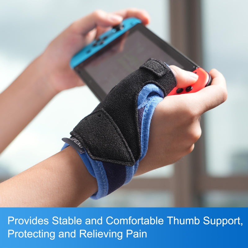 Velpeau Thumb Wrist Support Brace, CMC Thumb Spica Splint for Arthritis Pain, De Quervains Tenosynovitis, Trigger Thumb, Tendonitis, Sprain, Fits Both Left or Right Hands (Plastic Insert Version, M) Plastic Insert Version