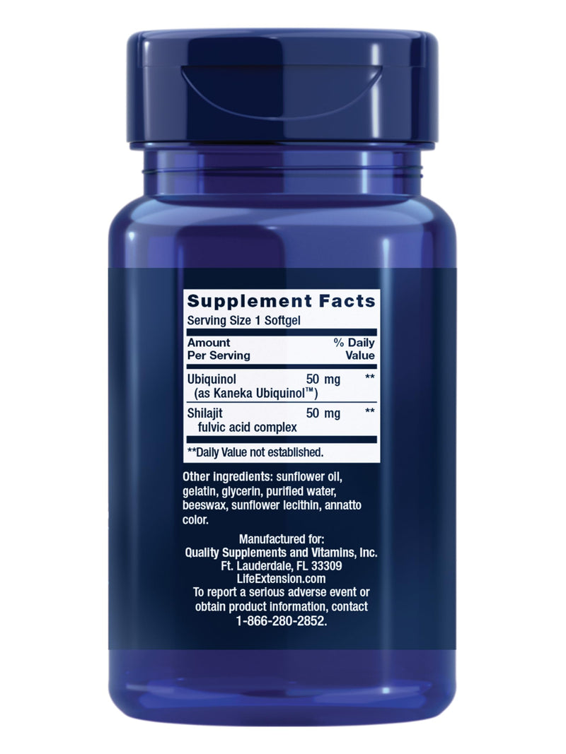 Life Extension Super Ubiquinol CoQ10, 50 mg, 100 Softgels | Enhanced Mitochondrial Support, Heart Health, Cell Energy, Bioavailable, Non-GMO & Gluten-Free 100 Count (Pack of 1)