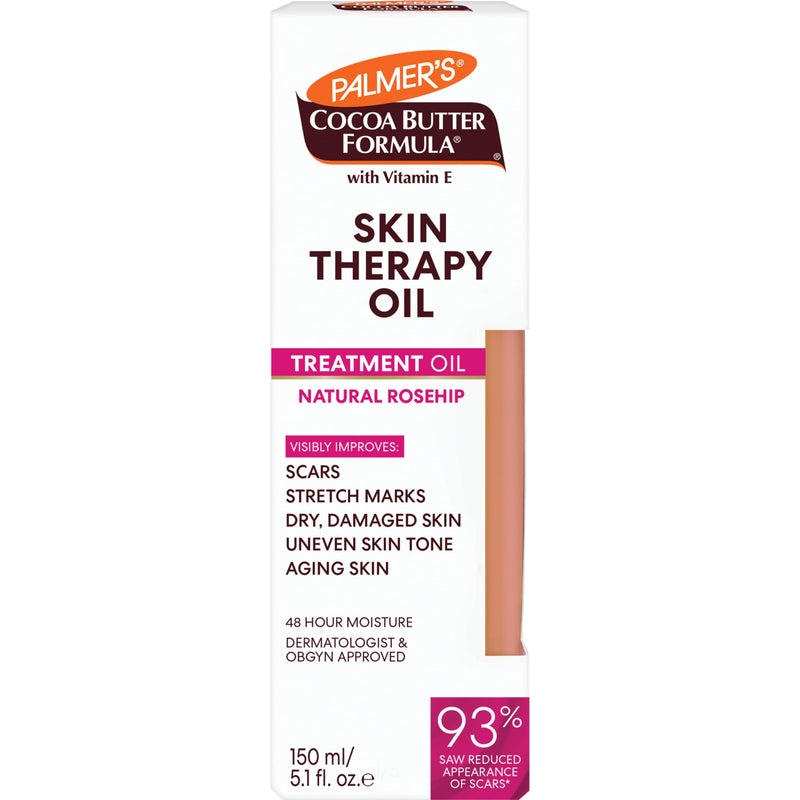 Palmer's Skin Therapy Rosehip Body Oil, Cocoa Butter Formula (5.1 Oz) | Deep Moisturizer for Dry Damaged Skin, Helps Improve appearance of Scars & Stretch Marks with Vitamin E & Rosehip Fragrance 5.1 Fl Oz (Pack of 1)