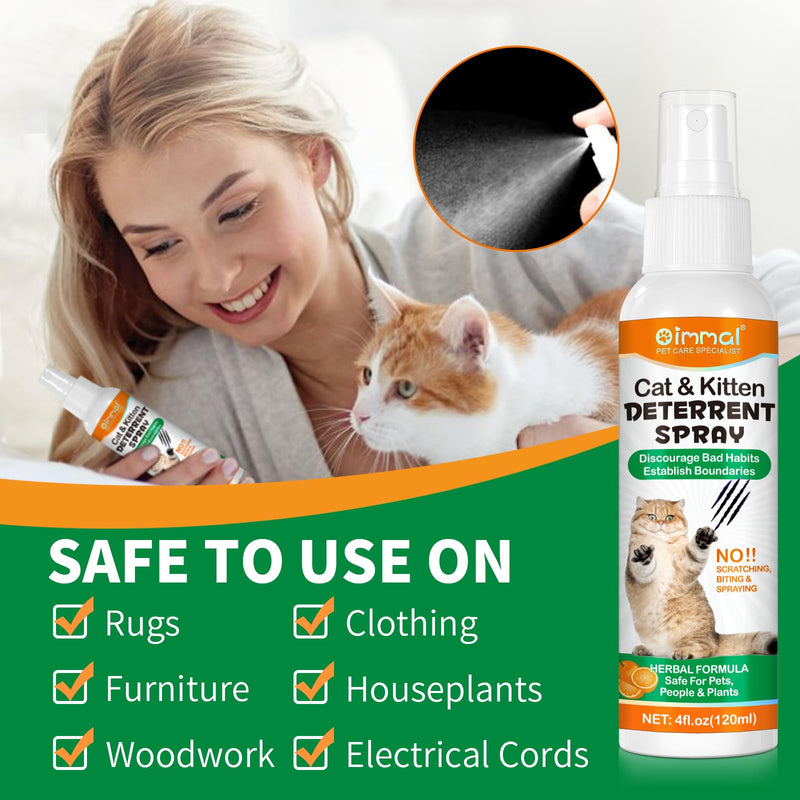 Cat Repellents Sprays,240ML,Anti Pee & Anti Scratch Furniture & Anti Scratching Plants,Suit for Indoor & Outdoor,Establish Boundaries & Keep Cat Off,Safe for Children & Plant - BeesActive Australia