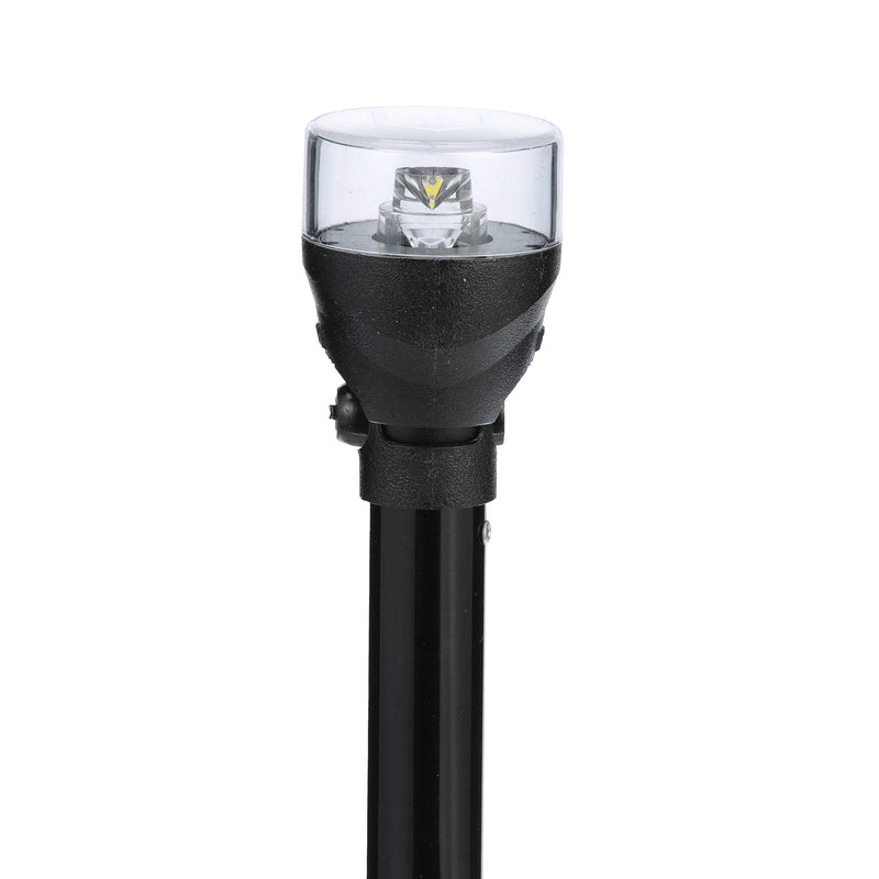 Attwood 5558-P12A7 All-Round LED Fold Down Navigation Light Black Base, 12-Inch 12" - BeesActive Australia