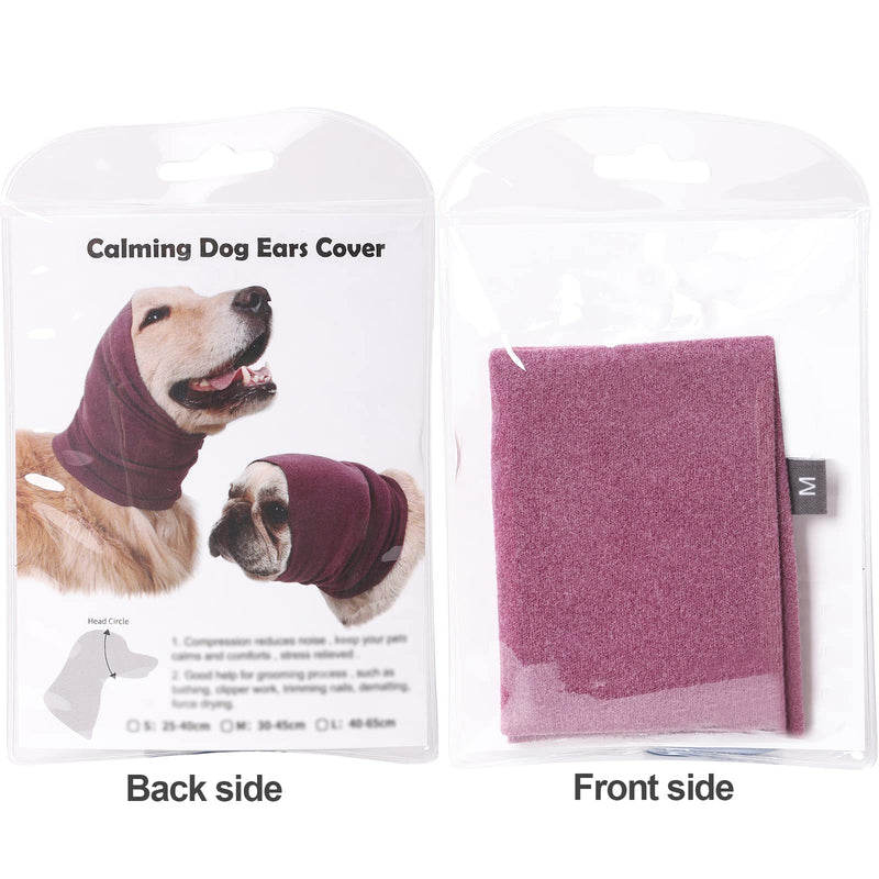 Dog Ear Cover for Anxiety Relief, Dog Calming Hood for Grooming and Bath Drying, Pet Cats and Dogs Ear Protector (Medium) Medium - BeesActive Australia