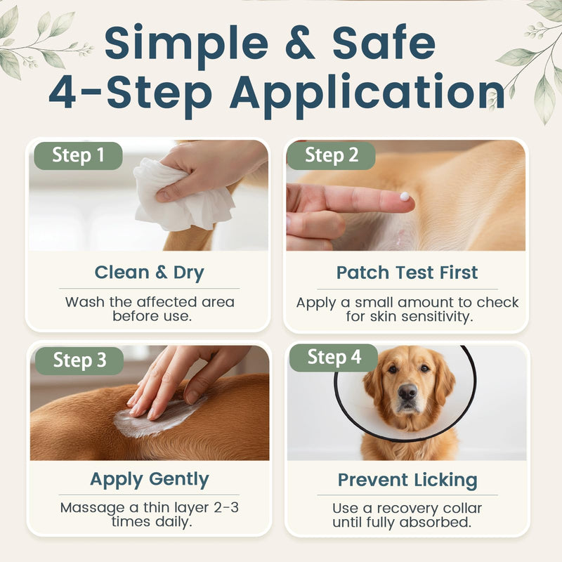 Lipoma Cream for Dogs with DMS0 & MSM, Natural Relief for Lumps & Bumps, Reduces Swelling, Soothes Inflammation, Supports Healthy Skin for Dog, Guard from Lumps and Bumps, Helps Buddy Regain Energy