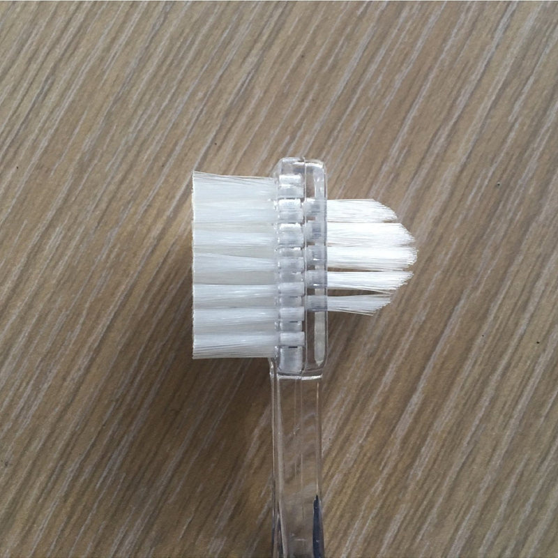 Healifty Denture Brush False Teeth Cleaning Tool Double-Sided Toothbrush 3pcs - BeesActive Australia