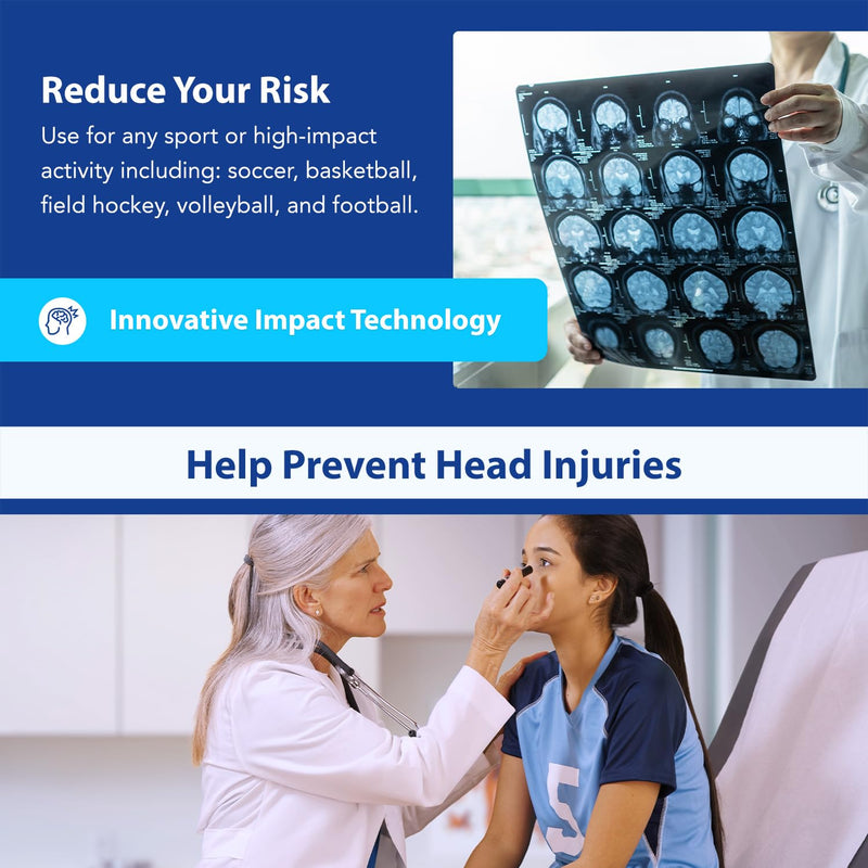 ImpactRx Head Guard – Protective Sports Headband for Soccer, Basketball, and More – 360-Degree Impact Protection, Moisture-Wicking Fabric – Available in Small, Medium, Large
