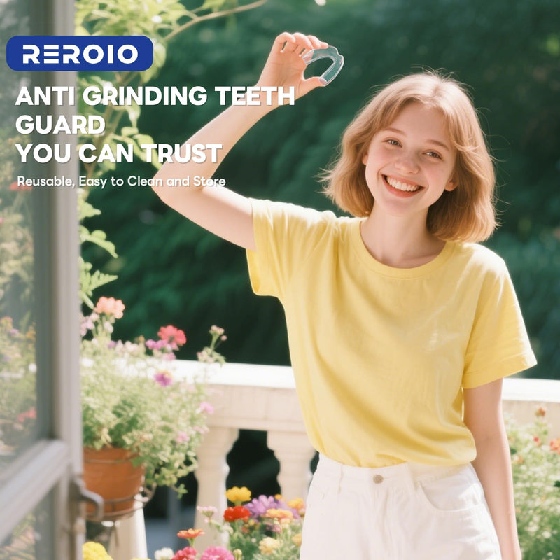 Mouthguards for Grinding Teeth Grinding Mouth Guard for Sleep, Mouth Guard for Grinding/Clenching at Night, Perfect fit Anti Grinding Night Guard for Adults 1.8*2.2in+1.8*2.4in 4.0