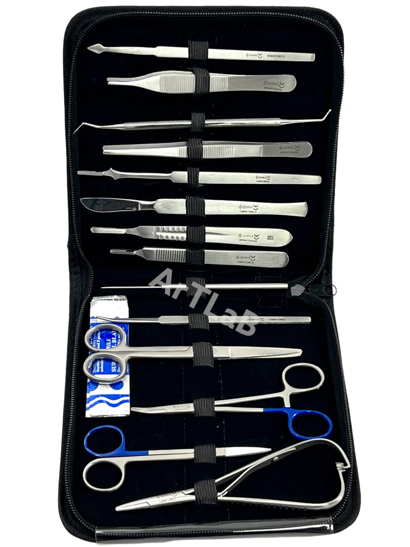 New Premium Stainless Steel Biology Lab/Anatomy/Medical Student Dissection Kit Set - Scalpel Knife Handle,Blades, Forceps, Scissors and Tweezers- Medical Students and Veterinary (Set of 30 Each) SET OF 30 EACH