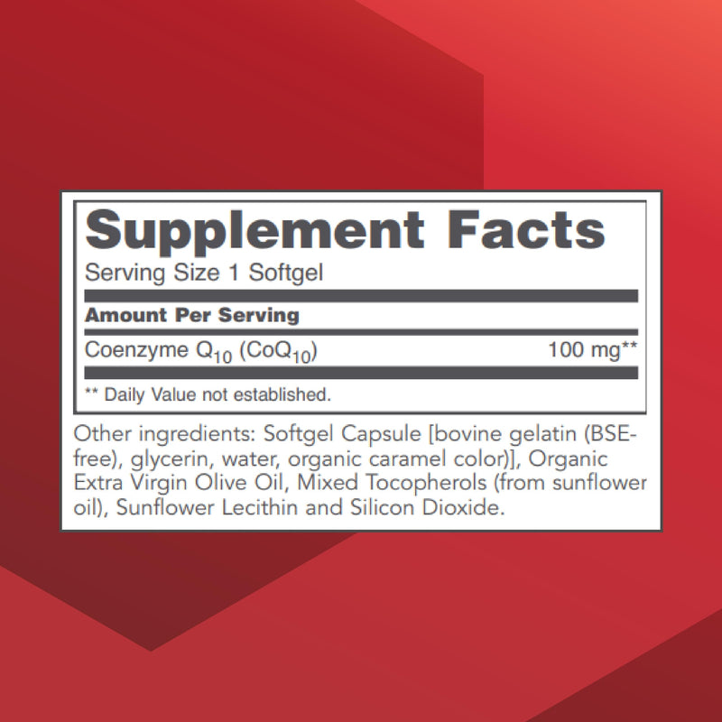 PROTOCOL FOR LIFE BALANCE CoQ10 100 mg, with Vitamin E, 90 Softgels | Contains Vitamin E and with Soy Lecithin, CoQ10 Supplement, Halal and Egg Free