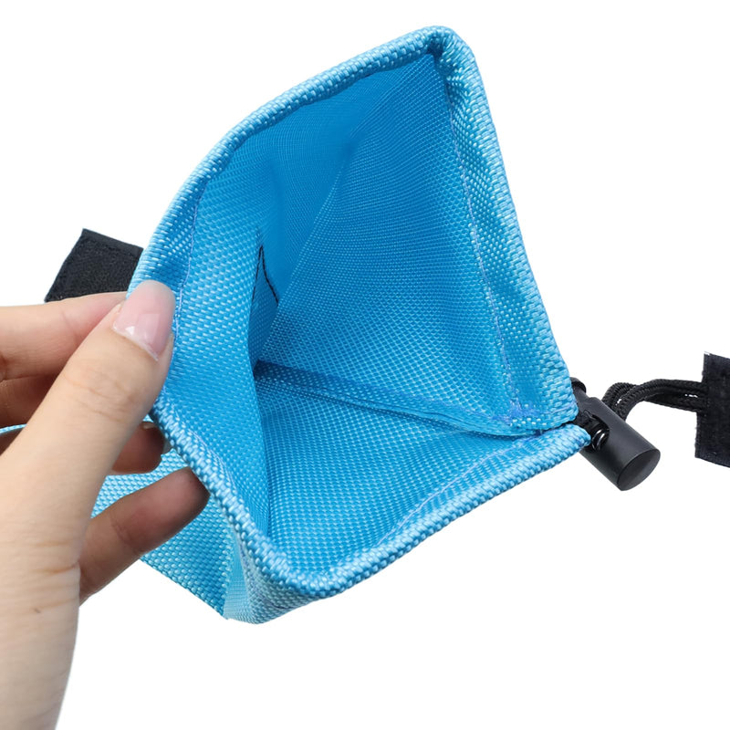 2Pcs Horse Tail Bag with Fringe & Snap, Smooth Lightweight Adjustable Fastener Nylon Horse Tail Bag with Fringe, Easy to Wear and Wrap (Blue) - BeesActive Australia