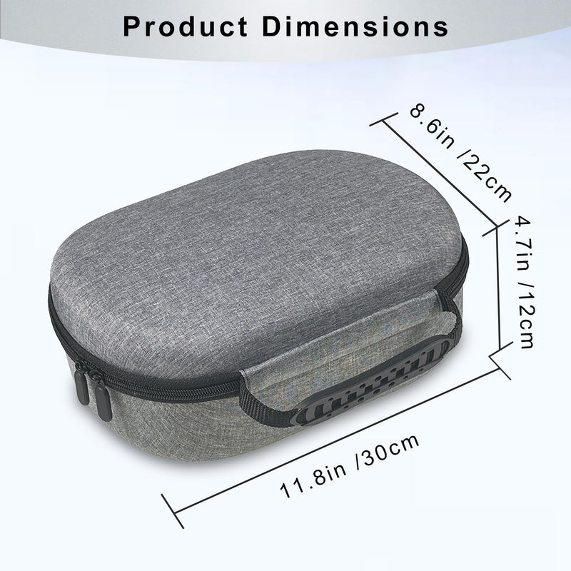 Hard Carrying Case for Apple Vision Pro VR Headset - Compatible with Battery & Charger Accessories, Handheld Design Travel Storage Case, Shockproof & Anti-Drop - BeesActive Australia