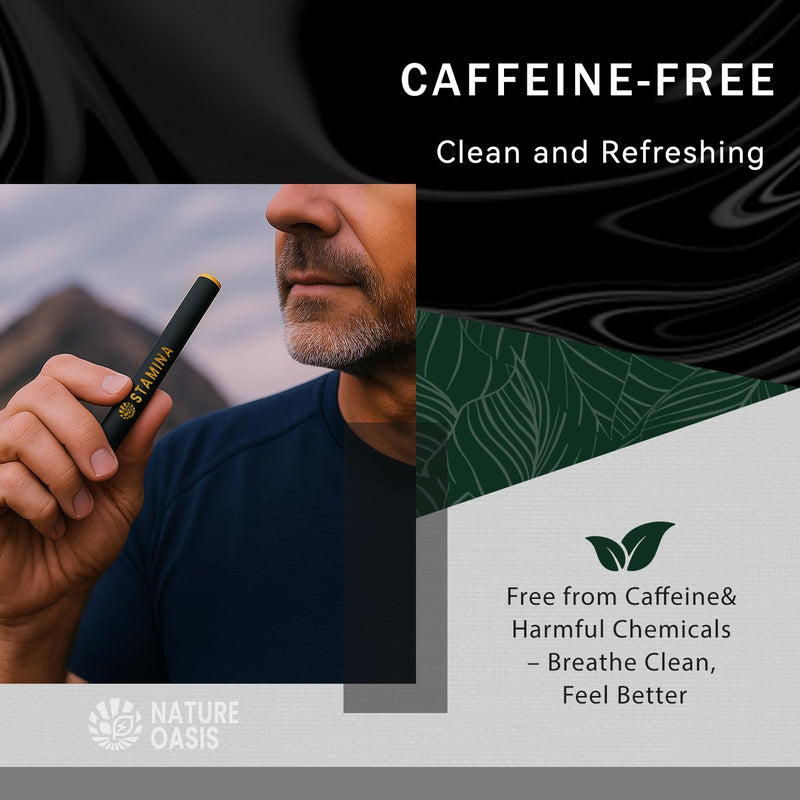 Maca Diffuser with Ashwagandha, Vitamin B12 & C ‚Äì Natural Plant-Based Stamina Stick ‚Äì Caffeine-Free Alpha Pen for Daily Vitality & Endurance