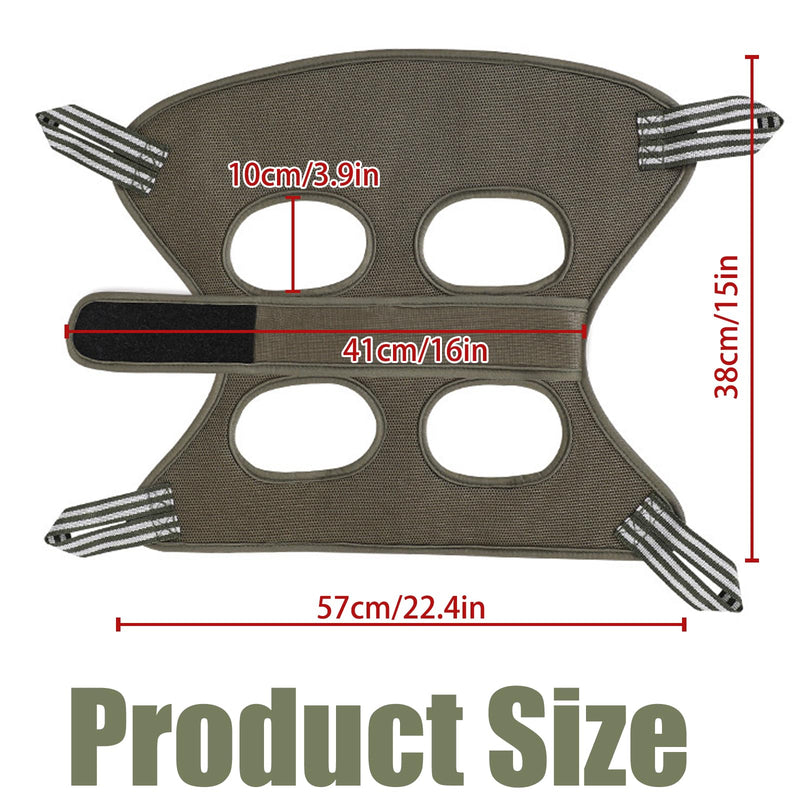 GIEEU Dog Grooming Hammock, Pet Hammock with Wide Strap, Dog Harness for Hanging Nails, Pet Grooming Sling for Dog and Cat (with 2 Hooks) - BeesActive Australia