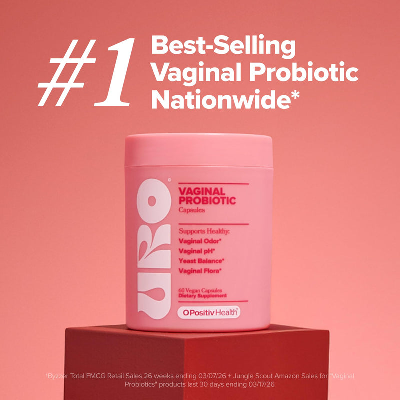 URO Vaginal Probiotics for Odor, Flora & pH Balance – 60-Day Supply 60 Count (Pack of 2)