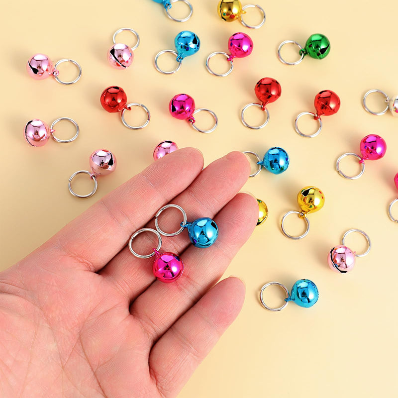 24 Pcs Cat Bells, Dog Cat Bell for Collar with Loud Crisp Sound, Pet Bells for Dog Cat Collar, Charm Pet Pendant Accessories, Loose Beads Pet Accessories, Jingle Bell for Christmas Decoration Party - BeesActive Australia