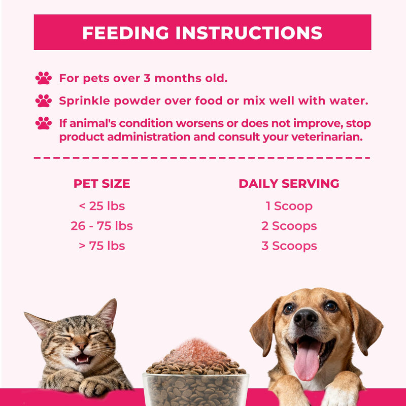 Wellix 7.05oz Cranberry Powder for Cats & Dogs - Kidney,Bladder,UTI for Cat Urinary Supplement - Rich in D-Mannose,Marshmallow Root,Blueberry,Cranberry Supplement for Dogs, Chicken Flavor