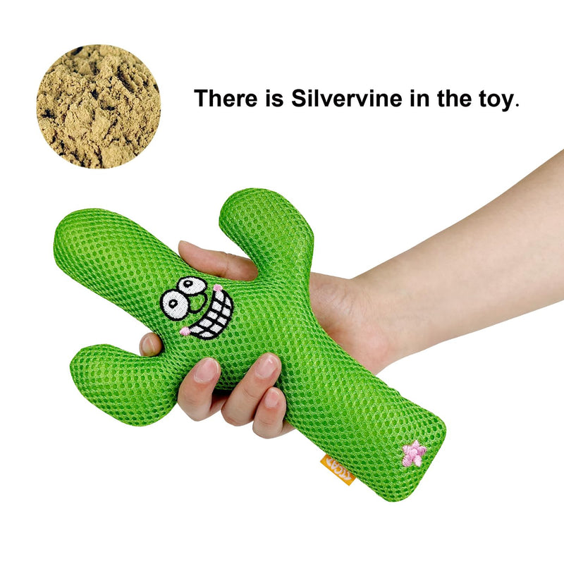 Catnip Silvervine Matatabi Pillow for Cats & Kittens,Large Cat Cactus Toy Cat Kicker Toy Cat Chew Toy for Indoor Cats. - BeesActive Australia
