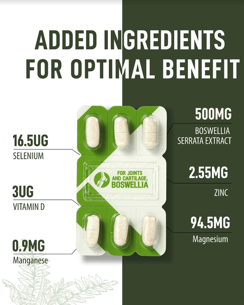 for Joints Health and Cartilage, Boswellia, 1,000mg of Boswellia and 71mg of AKBA & KBA per Serving (60 Tablets) Christmas Gifts - BeesActive Australia