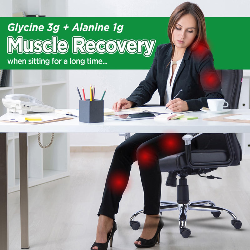 Glycine Gummies, Glycine 3g with Alanine 1000mg for Sleep Muscle Relaxation | Glycine Supplements with L Theanine, GABA, Vitamin B6, Support Adults Sleep, Sugar Free Pineapple Flavor, 60 Gummies 1