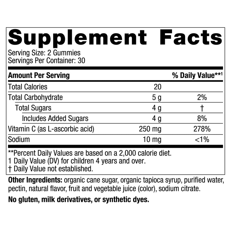 Nordic Naturals Kids Vitamin C Gummies - Tangy Tangerine - 60 Gummies - Vegan Vitamin C Supplement - Children’s Immunity and Antioxidant Support - 250 mg per Serving - 30 Servings (Pack of 2) 60 Count (Pack of 2)