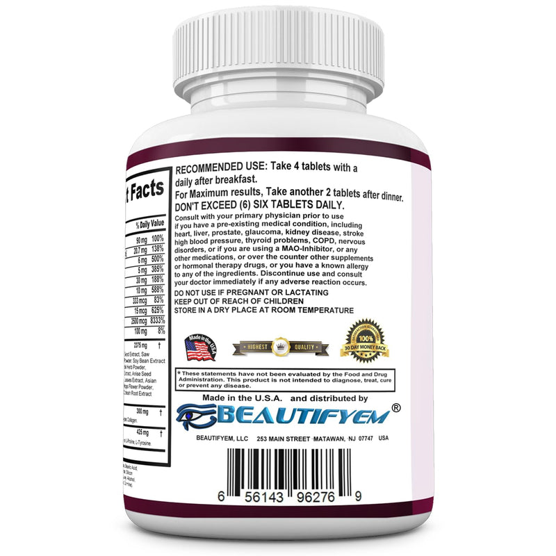 FEMVERRA Women 40+ Beauty & Anti-Aging Supplement – Collagen, Vitamins, Amino Acids & Herbal Extracts - Look Younger Women Face & Skin – Support a Youthful Glow, Firm Curves & Vitality.