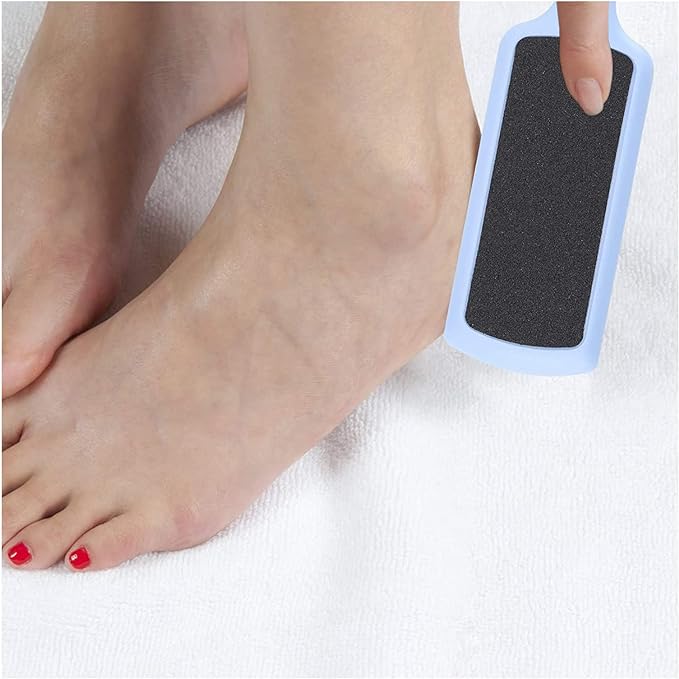 UNG Exfoliating Heel Exfoliating Heel Care, Exfoliating Double-sided, Heel File, Professional Stainless Steel Foot File, For Pedicure, Double-Sided File For Pedicure, Fish Sharpener, Foot, Heel Sharpener (Blue) - BeesActive Australia