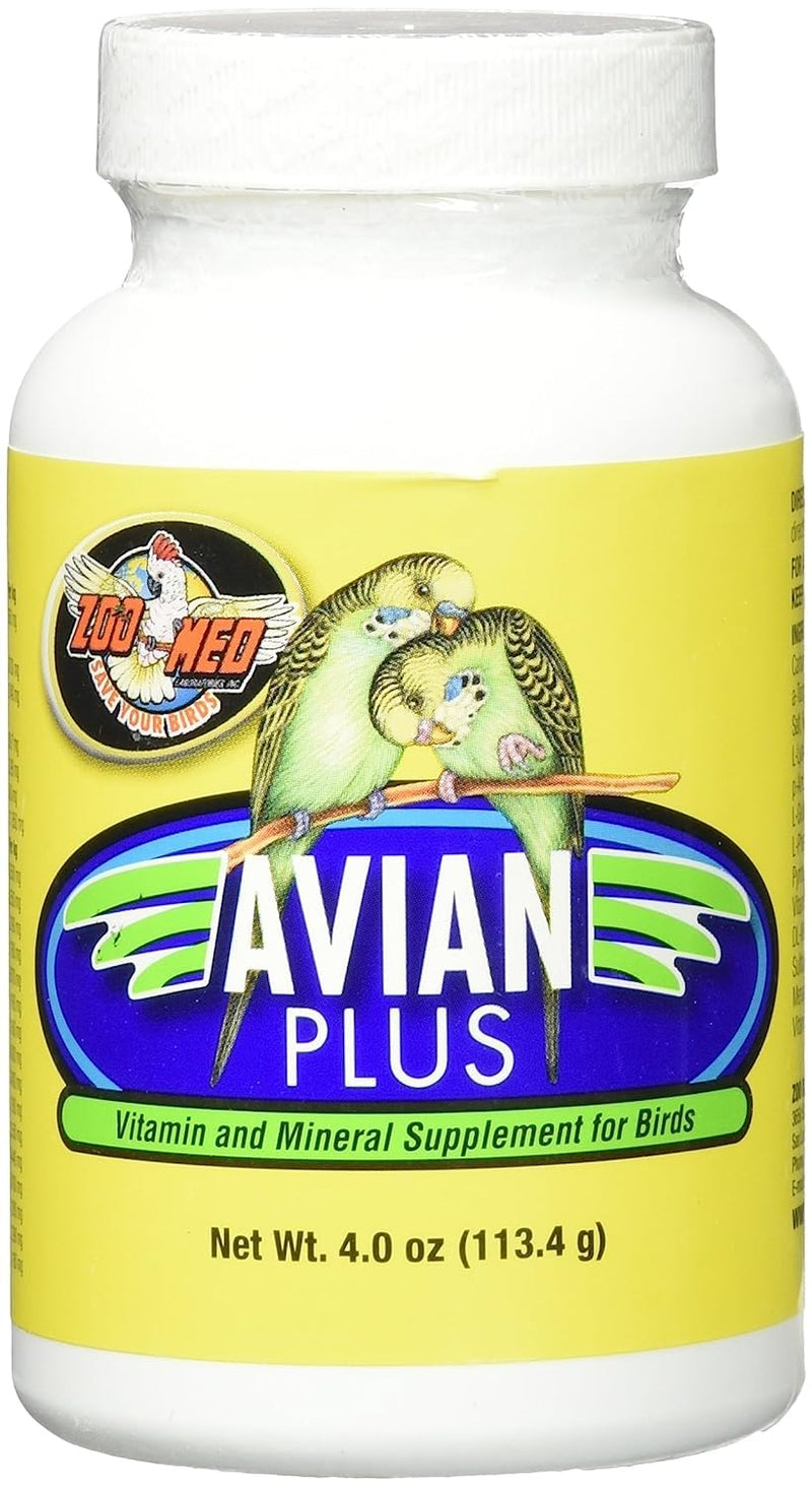 Zoo Med Laboratories Bzma374 Avian Plus Bird Vitamins, 4 oz (976610)