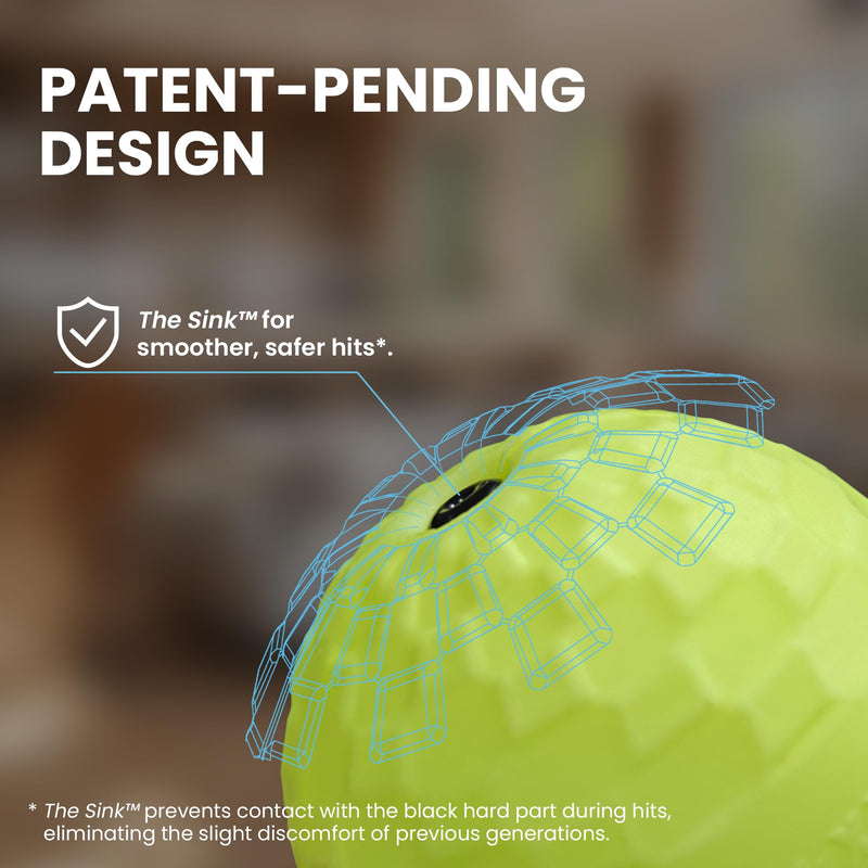 GlowFlex™ Reflex Ball with Counter App, Glow-in-the-Dark | TekXYZ® Online Community for Boxing Ball, Ideal for Coordination, Stress Relief, Home Workouts & Fitness | Stocking Stuffer Gift for All Ages - BeesActive Australia