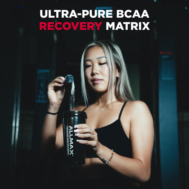 ALLMAX AMINOCORE BCAA Powder, Fruit Punch, 30 Servings, 345 g | Supports Muscle Recovery, Promotes Lean Muscle Growth, 8.18g BCAAs, 9:6:5 Ratio, Zero Sugar
