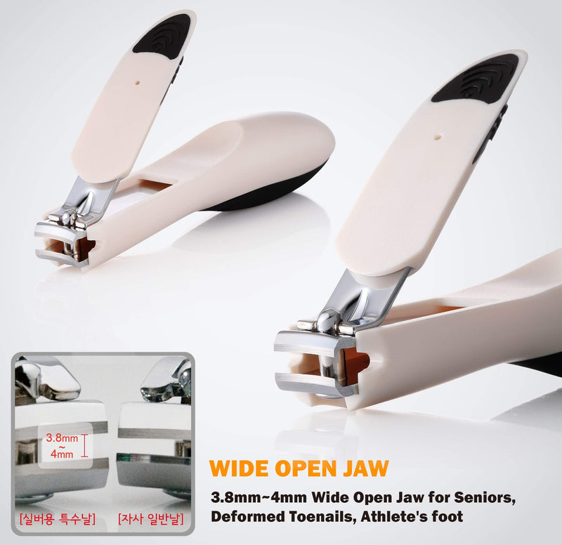 Korean Nail Clipper! World No. 1 Three Seven (777) Extra Large Toenail Clipper 5.5" Long, 4mm Wide Open Jaw for Seniors, Deformed Toenails, Athlete's Foot. Made in Korea. Since 1975 - BeesActive Australia