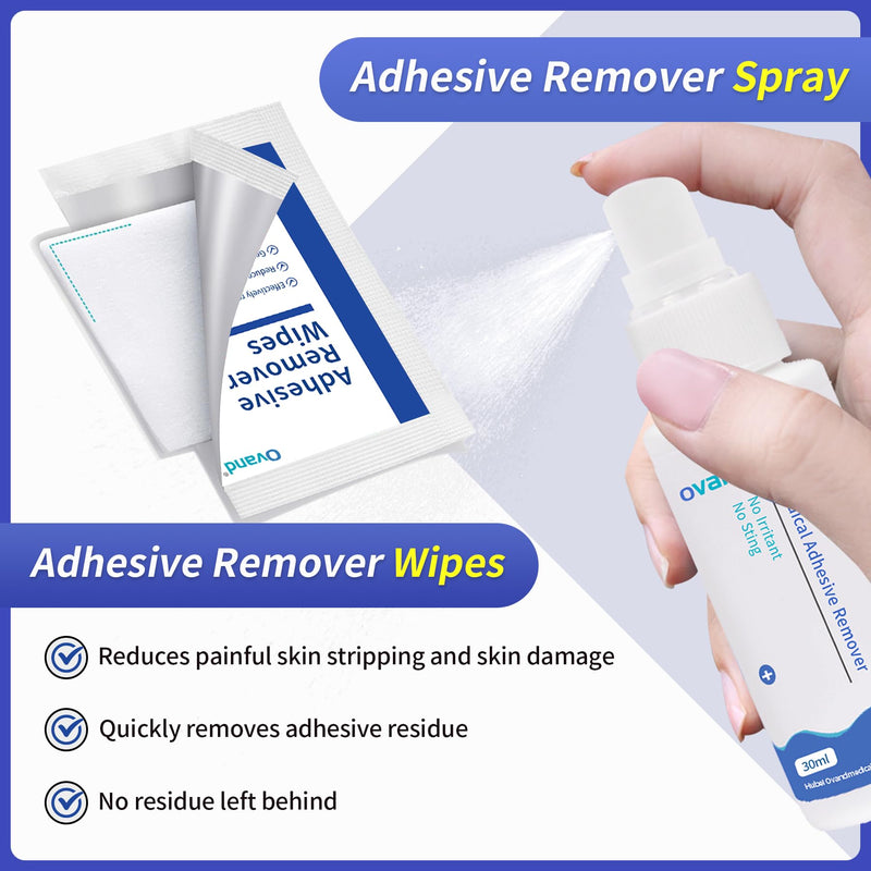 Adhesive Remover Wipes - Skin Adhesive Remover for Sensitive Skin,Medical Adhesive Remover for Bandage,Tape,Dressings,and Ostomy Residue,Sting-Free & Gentle 1 Count (Pack of 40) - BeesActive Australia