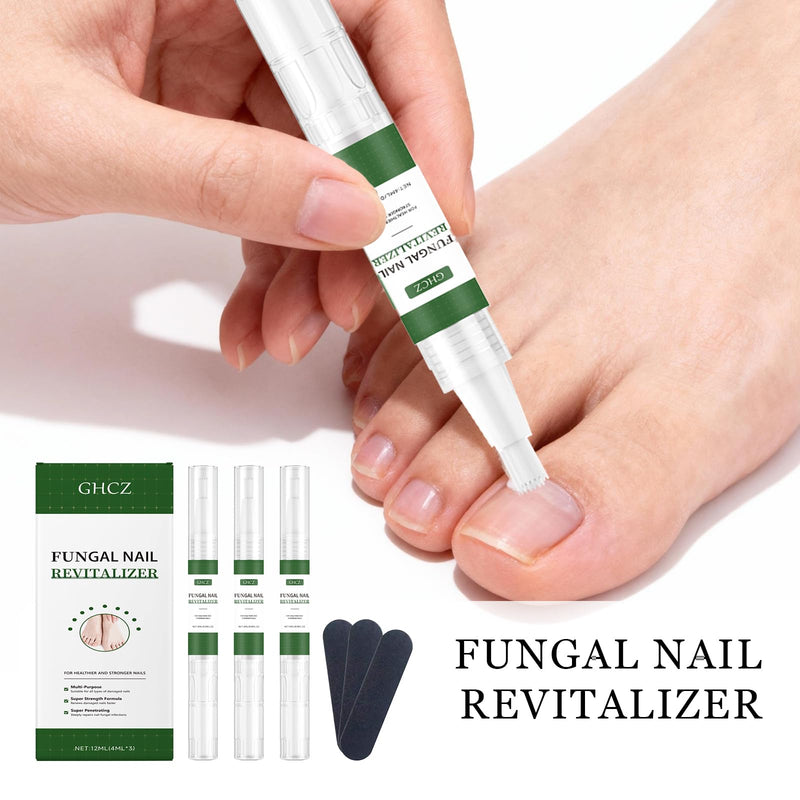 Toenail Fungus Pen, powerful Toenail fungus treatment, repairs damaged nails: yellow nails, discolored nails, thickened nails. Suitable for fingernail fungus treatment. Contains 3 nail fungus pen. - BeesActive Australia