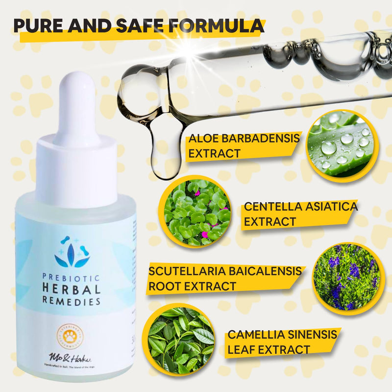 Dog Ear Infection Treatment – Natural Dog Ear Cleaner, Ear Infection Relief, and Skin Soothing for Pets with Plant-Based Ingredients - BeesActive Australia