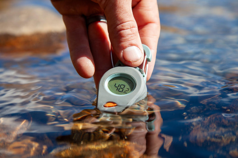 fishpond Riverkeeper Digital Thermometer | Fly Fishing Water Temperature Stream Thermometer | Lake Water Temperature Guage - BeesActive Australia