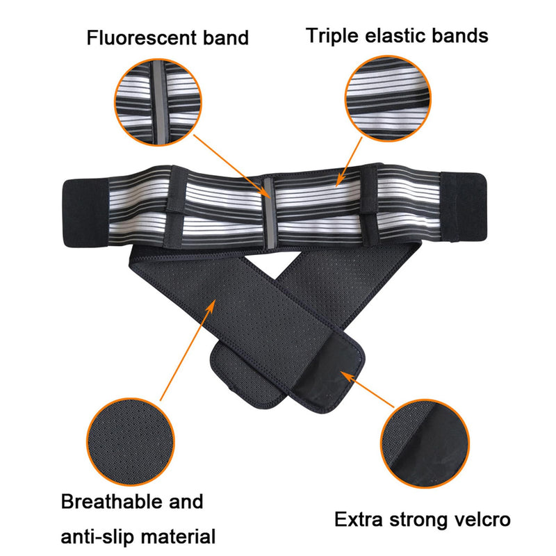 Paskyee Sciatica Belt, Sacroiliac Hip Band for Men Women - Sciatic, Lower Back, Si Joint, Pelvic pain Relief Regular Regular ( Hip Size 30"-47") - BeesActive Australia