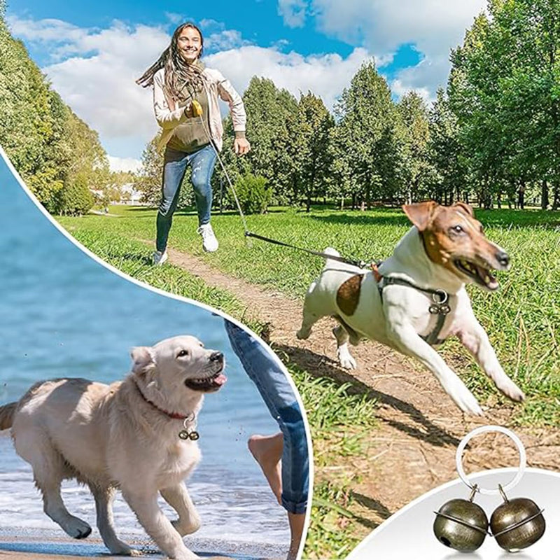 BOBOZHONG Cat Bell, Set of 4 Pet Bells Pet Tracker Bell Dog Bell Loud Dog Bells Cat Bells Collar Bell for Dog Cat Harness - BeesActive Australia