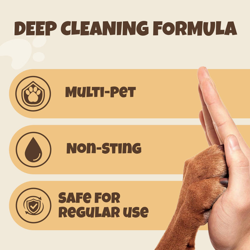 Dog Ear Cleanser for Dogs | Gentle Dog Ear Drops for cleaning |Soothing Itchy Ear Relief for Dogs| Helps Clean Wax Buildup and Odour
