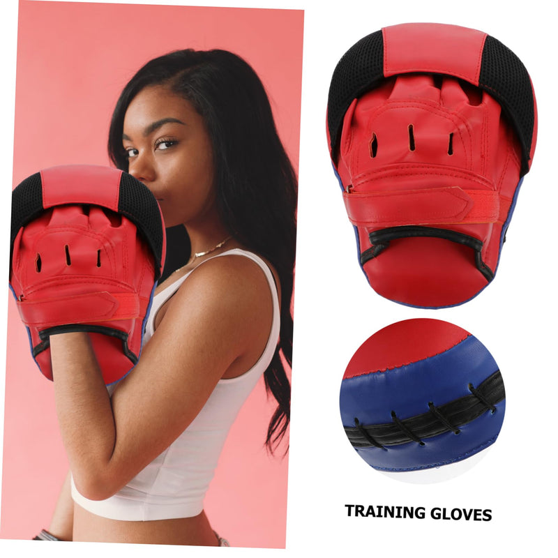 Punch Mitts Boxing Target with Adjustable Wrist Strap Pu Material for Karate Taekwondo MMA Kickboxing Training Gloves 10.16 X 7.56 X 2.76 Inches