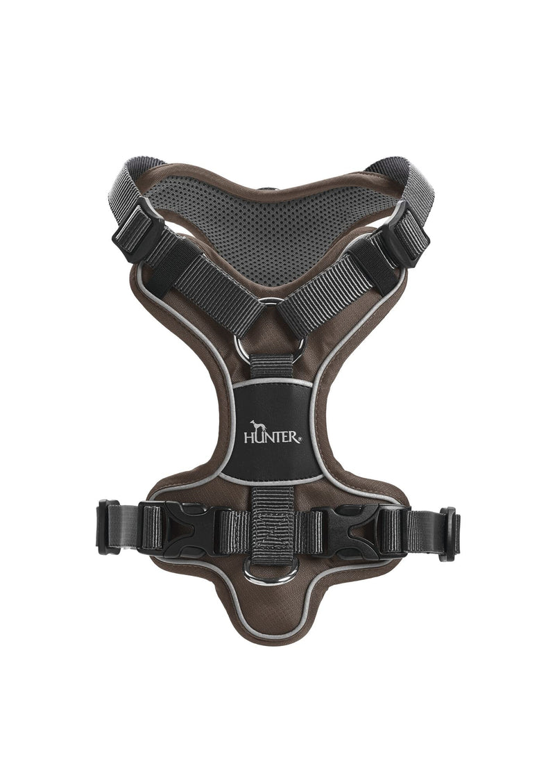 HUNTER dog harness, brown/gray, 56-73 cm 56 - 73 cm