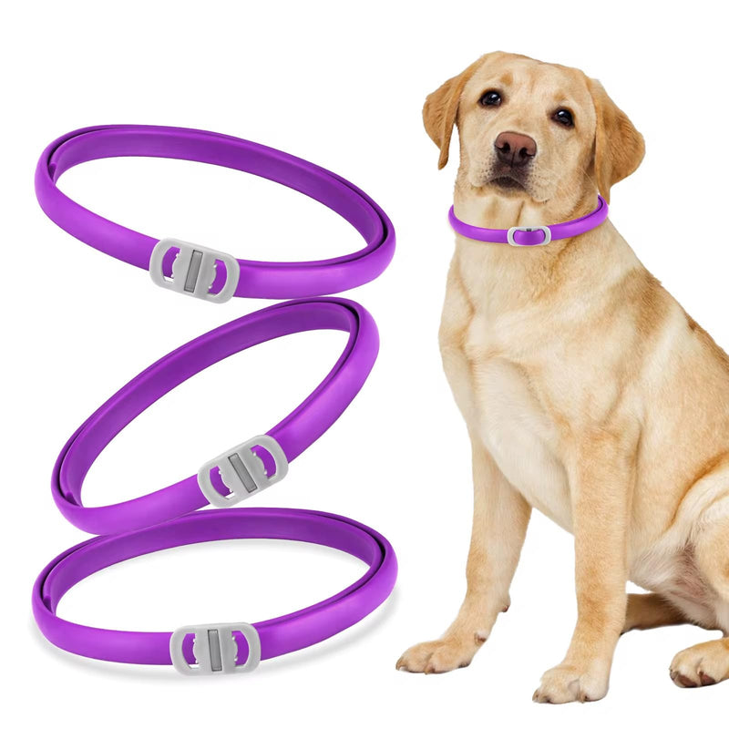 Calming Collar for Dogs, 3 Packs Dog Anxiety Relief, Adjustable Calming Collar for dogs, Separation Anxiety Relief Stress 60 Days Long Lasting Calming Effect for Large Middle and Small Dogs