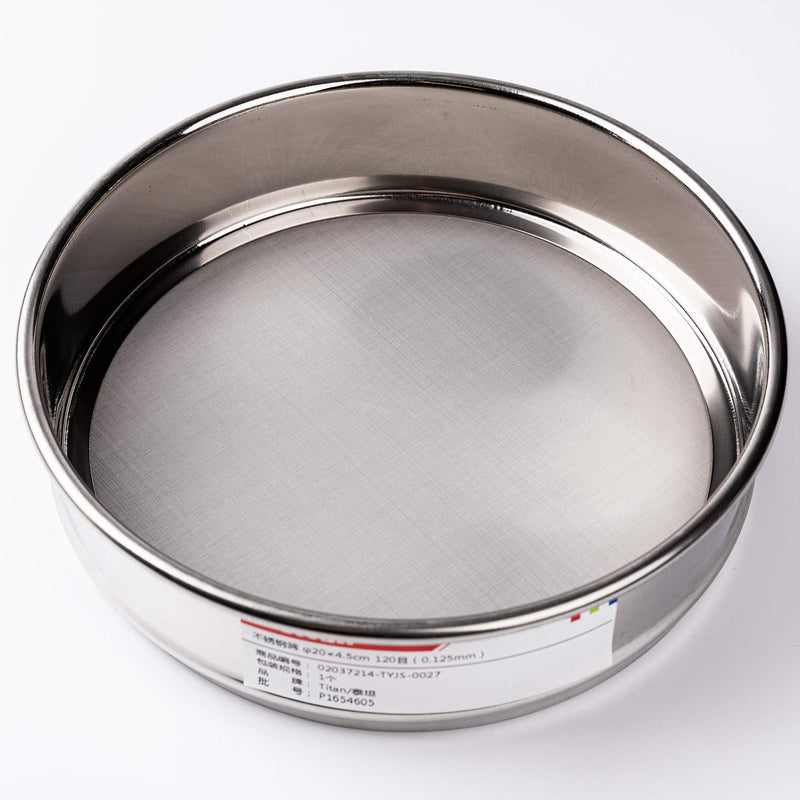 φ20×4.5cm 150 Mesh 304 Stainless Lab Sieves Economy Test Sieve 304 Stainless Steel Wire Cloth（0.1mm） 150 Mesh (0.1mm) - BeesActive Australia