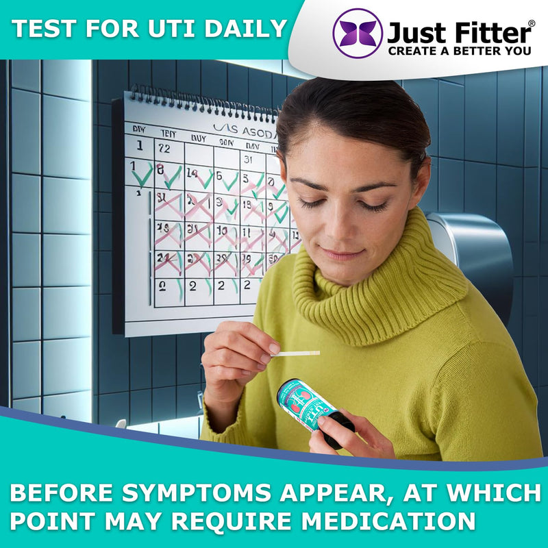 UTI Urine Test Strips. Urinary Tract Infection Strip. Simple, Fast and Accurate Results. Urinalysis Home Testing Stick Kit for Nitrite and Leukocytes. 1 Count (Pack of 1) - BeesActive Australia